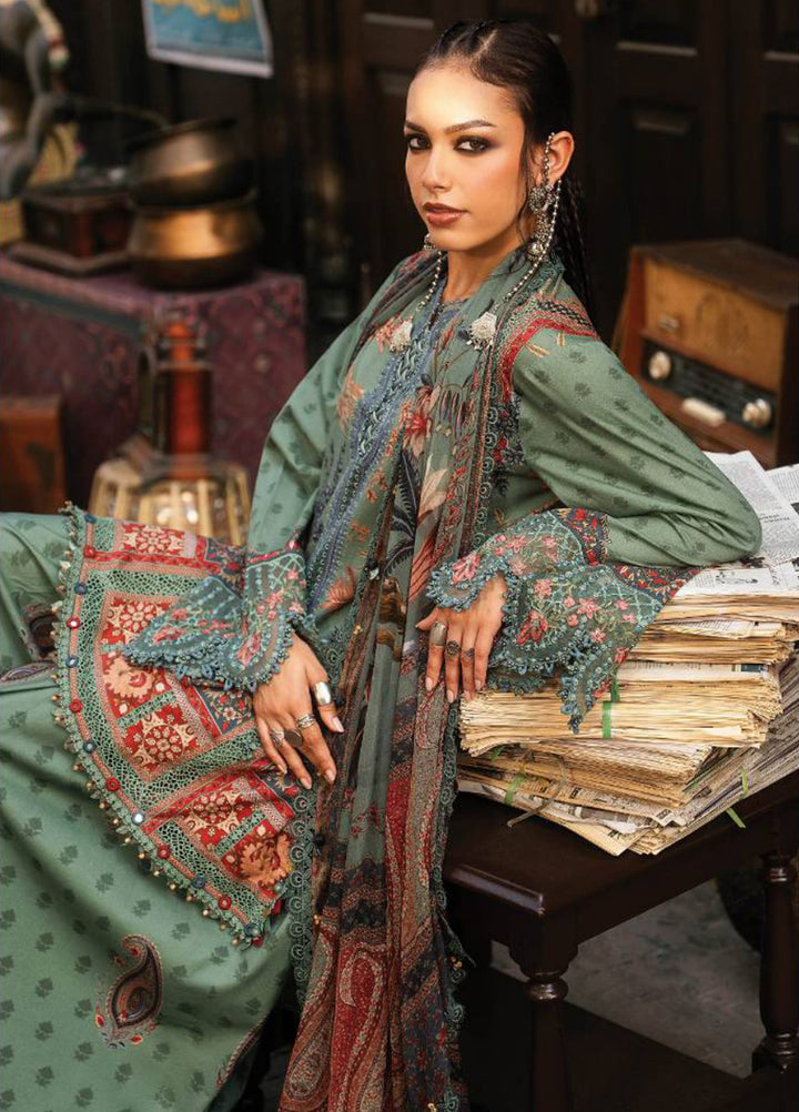 M Prints by Maria B Unstitched Printed Cambric 3 Piece Suit MB26UPC 2A - Casual Collection