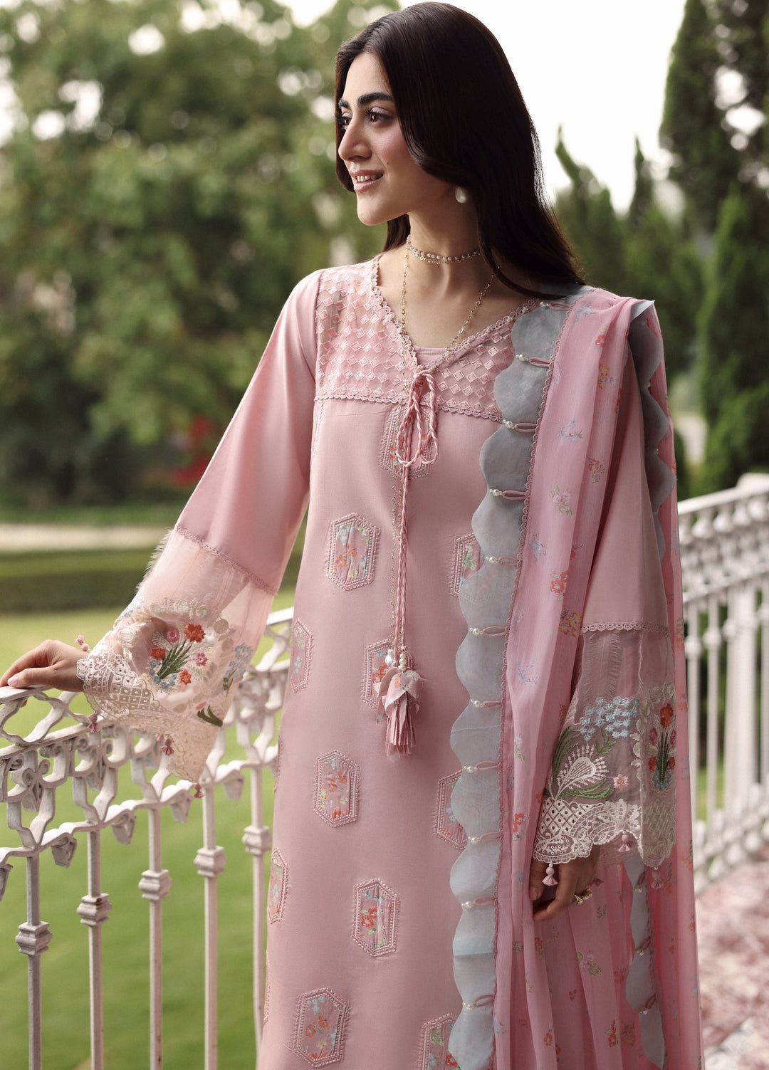 Sardinia Unstitched Embroidered Lawn 3 Piece Suit SRD26ULE Rose Ridge 1703 - Eid Collection