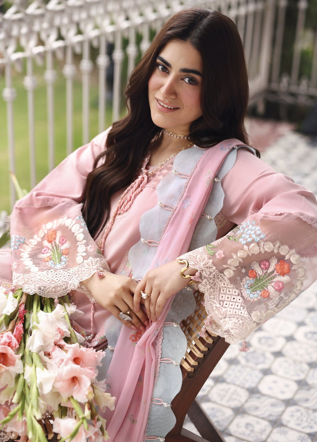 Sardinia Unstitched Embroidered Lawn 3 Piece Suit SRD26ULE Rose Ridge 1703 - Eid Collection