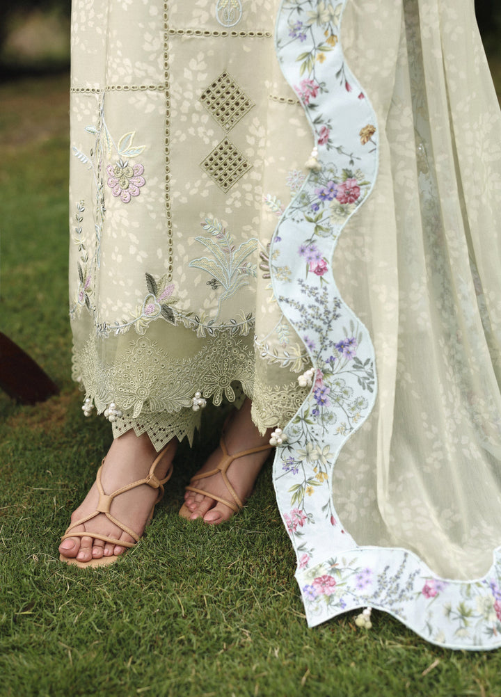 Sardinia Unstitched Embroidered Lawn 3 Piece Suit SRD26ULE Monsoon Sage Design# 1707 - Eid Collection