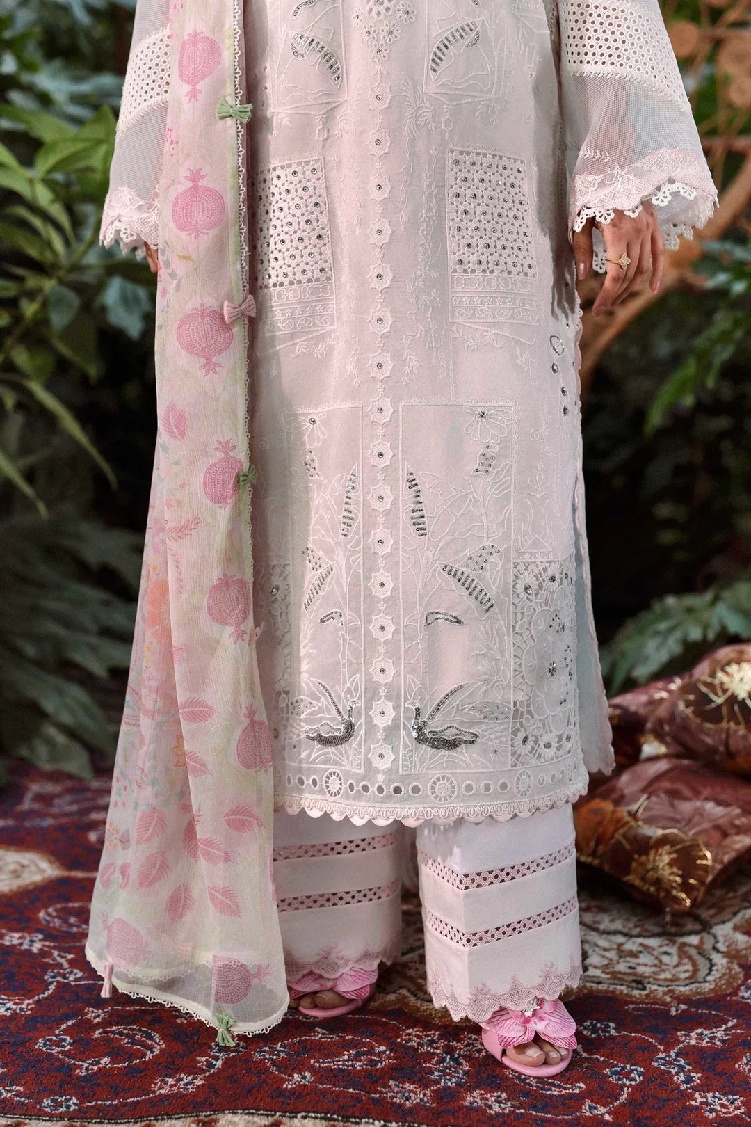 Sable Vogue Unstitched Embroidered Swiss Voile 3 Piece Suit SV26UL SL-03-26 - Summer Collection