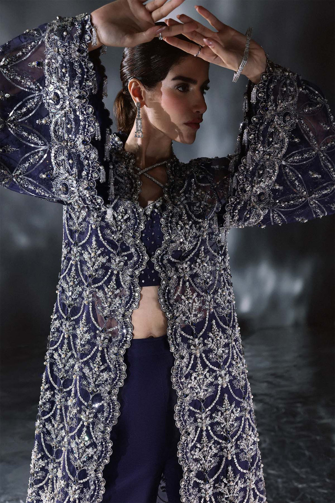 Chateau DE Lumiere by Enzo RTW Hand work Organza 3 Piece Suit FIERTE Wedding Collection