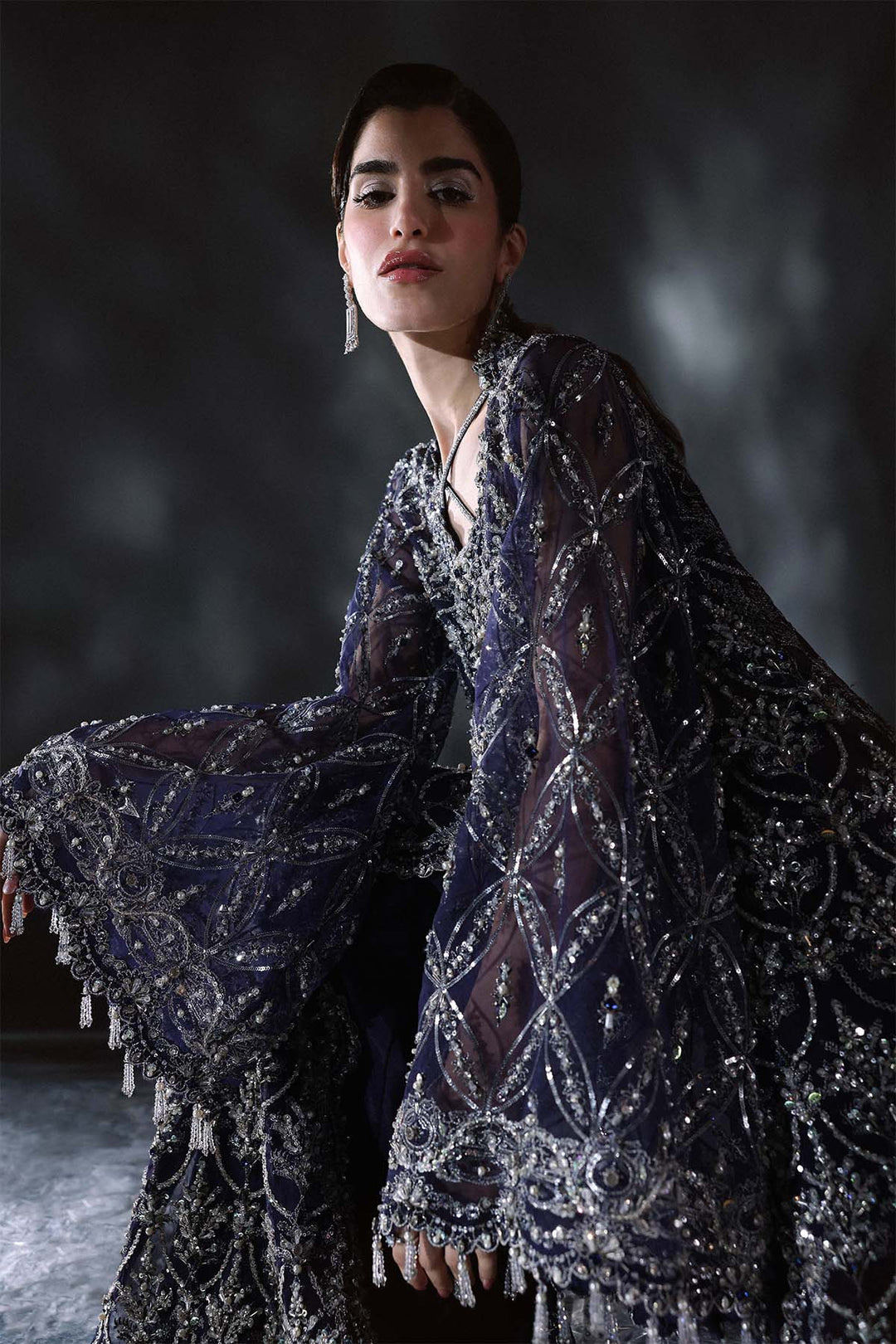 Chateau DE Lumiere by Enzo RTW Hand work Organza 3 Piece Suit FIERTE Wedding Collection