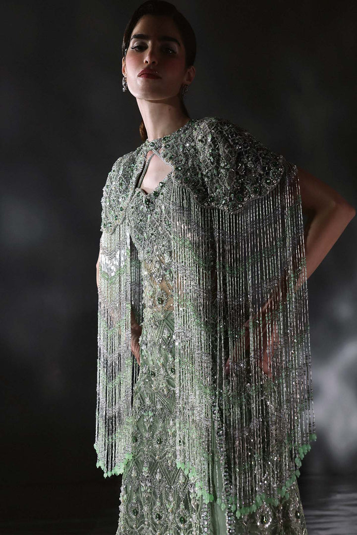 Chateau DE Lumiere by Enzo RTW Hand work Bareeze Net 3 Piece Suit ECLAT Wedding Collection