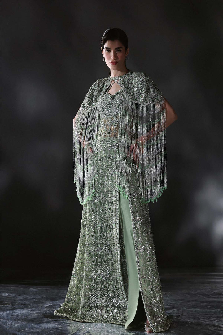 Chateau DE Lumiere by Enzo RTW Hand work Bareeze Net 3 Piece Suit ECLAT Wedding Collection