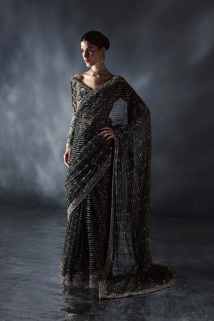 Chateau DE Lumiere by Enzo RTW Hand work Bareeze Net 3 Piece Suit MAJESTE Wedding Collection
