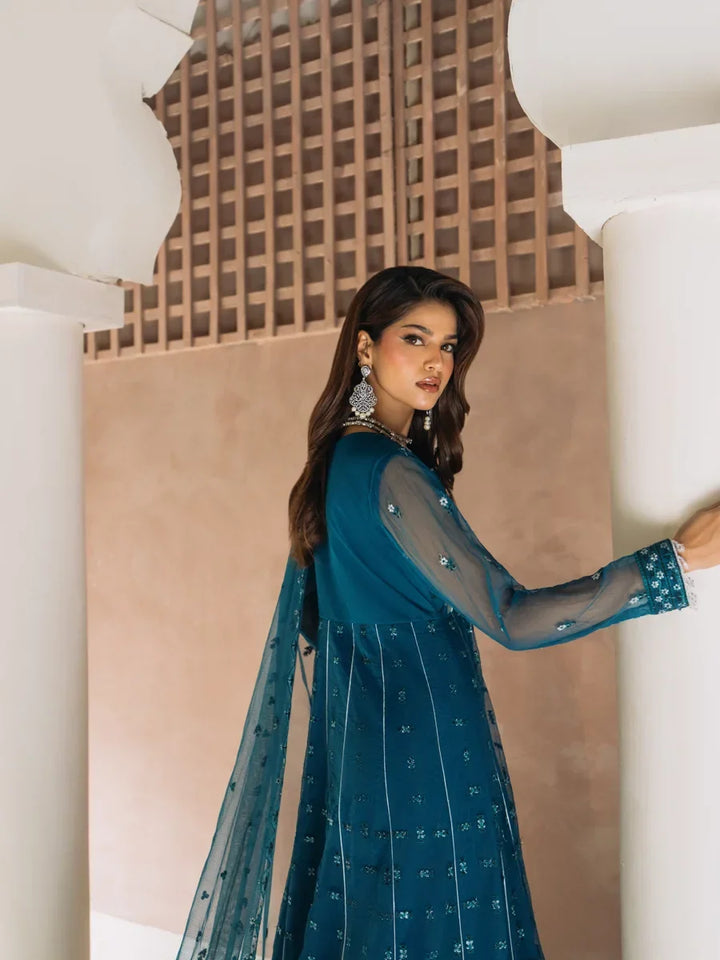 Salitex Unstitched Embroidered Chiffon 3 Piece Suit SUNS8CH524 Festive Collection