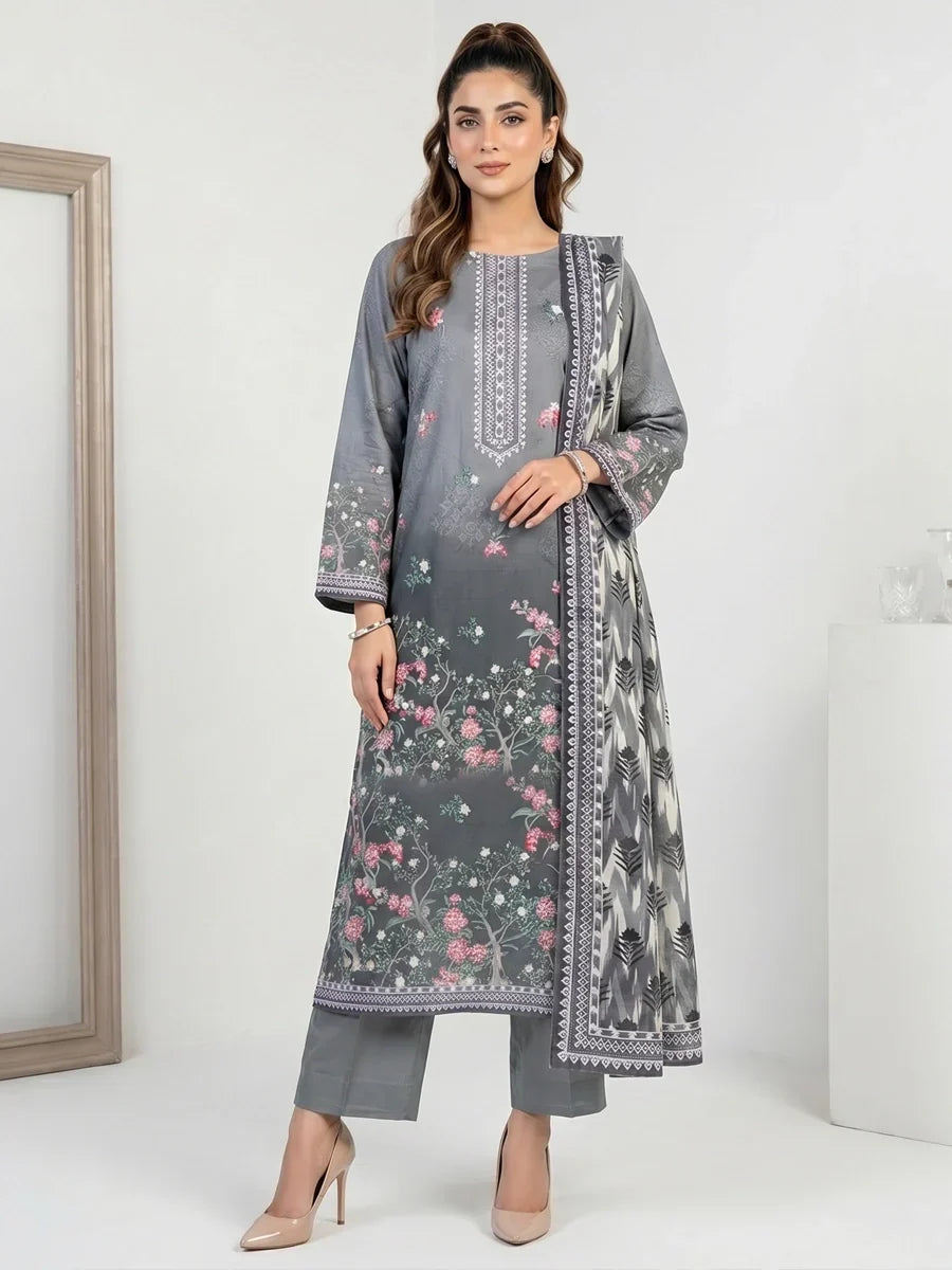 Salitex Unstitched Printed Lawn 3 Piece Suit SSW6U3P424 Summer Collection