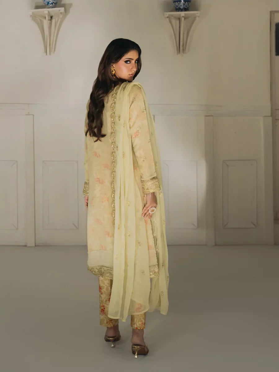 Salitex Unstitched Embroidered Chiffon 3 Piece Suit SUNS8CH511 Festive Collection