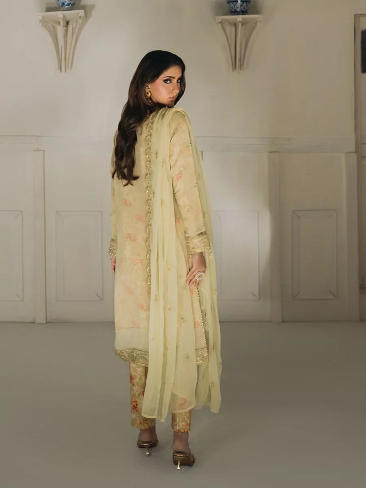 Salitex Unstitched Embroidered Chiffon 3 Piece Suit SUNS8CH511 Festive Collection