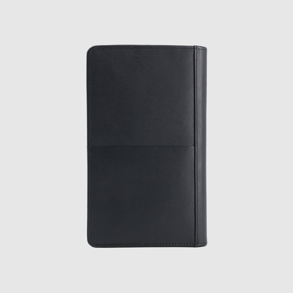 Lafanzo Unisex Leather Montclair Travel Wallet Black - Accessories Collection