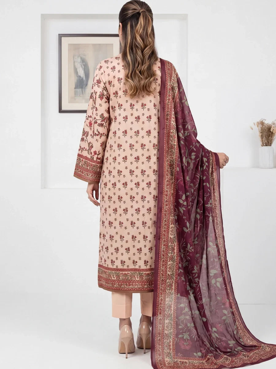Salitex Unstitched Printed Lawn 3 Piece Suit SSW6U3P422 Summer Collection