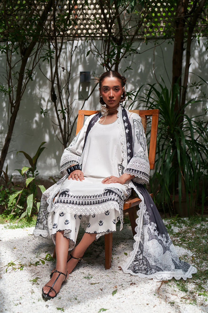 Laanem by Saira Rizwan Unstitched Embroidered Lawn 3 Piece Suit SR26ULL AMARA-В - Summer Collection