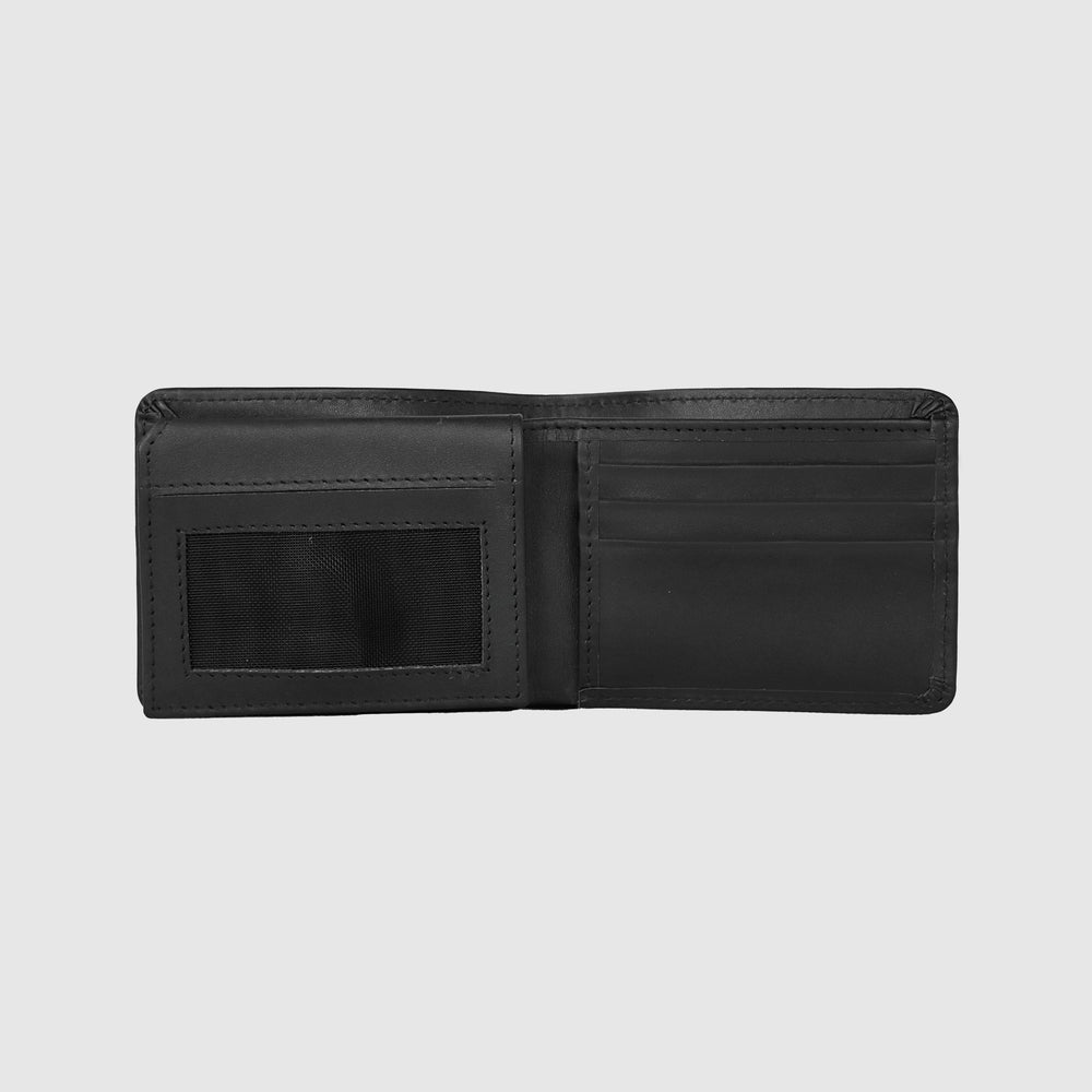 Lafanzo Unisex Leather LO Prime Fold Wallet Black - Accessories Collection