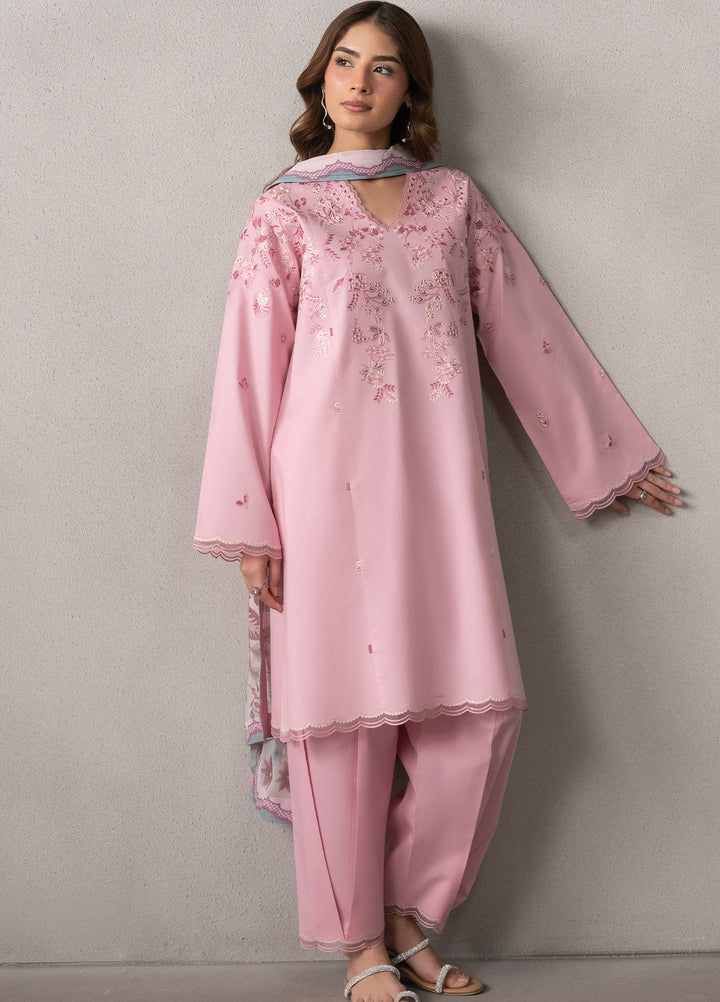 Selure by Seran Women Unstitched Embroidered Lawn 3 Piece Suit SN26ULS Florenne D-09 - Casual Collection