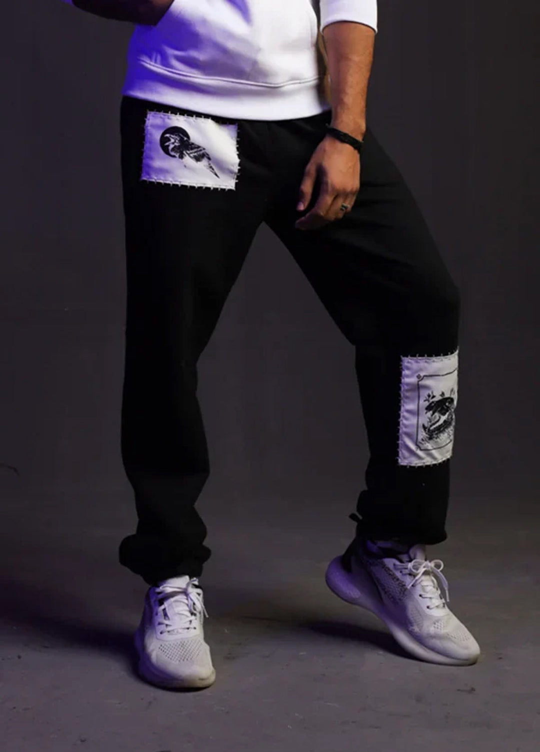 Movement Unisex L 03: Shark And Bird Black Lower - Western Collection