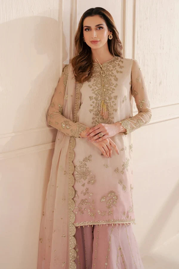 Jazmin Unstitched Chiffon Embroidered Suits 3 Piece JZ25CF JZ-UC-D3067 - Festive Collection