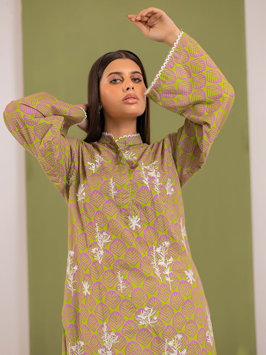 Salitex Women Embroidered Cambric 1 Piece Shirt WRTKBA24AL99 - Winter Collection
