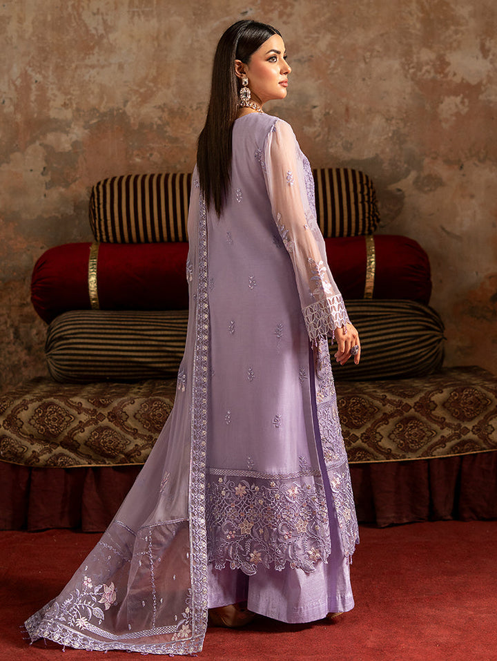 Zebtan Women Unstitched Embroidered Chiffon 3 Piece Suit ZQ-01 Festive Collection