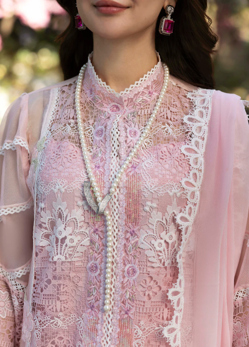 Sable Vogue Unstitched Embroidered Net 3 Piece Suit SV26UL SL-07-25 - Summer Collection