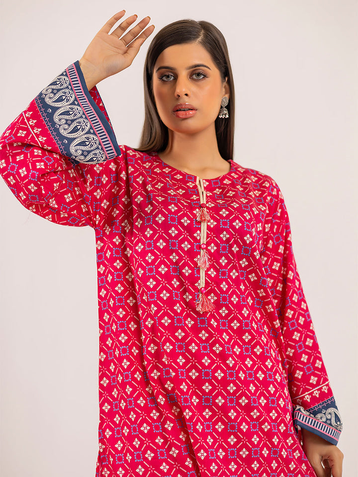 Salitex Women Printed Cotton 1 Piece Shirt CPS24LFT031 - Winter Collection