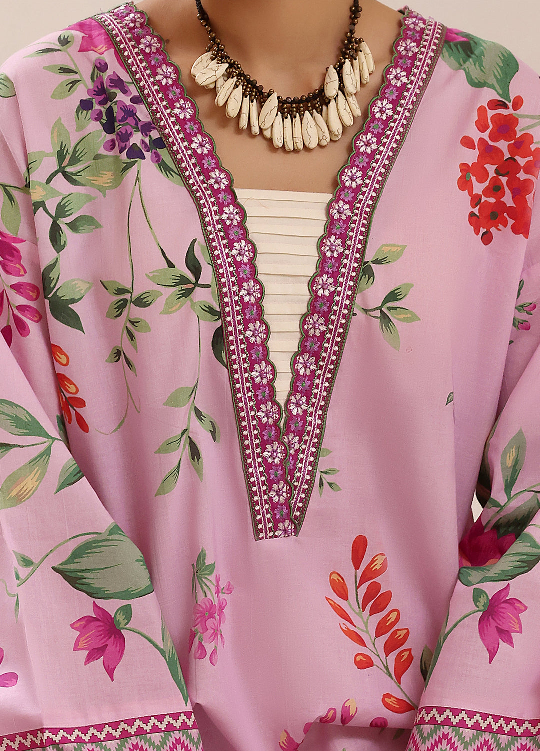 Riley Women RTW Embroidered Lawn 2 Piece Suit RL26RL Pink Charm - Casual Collection