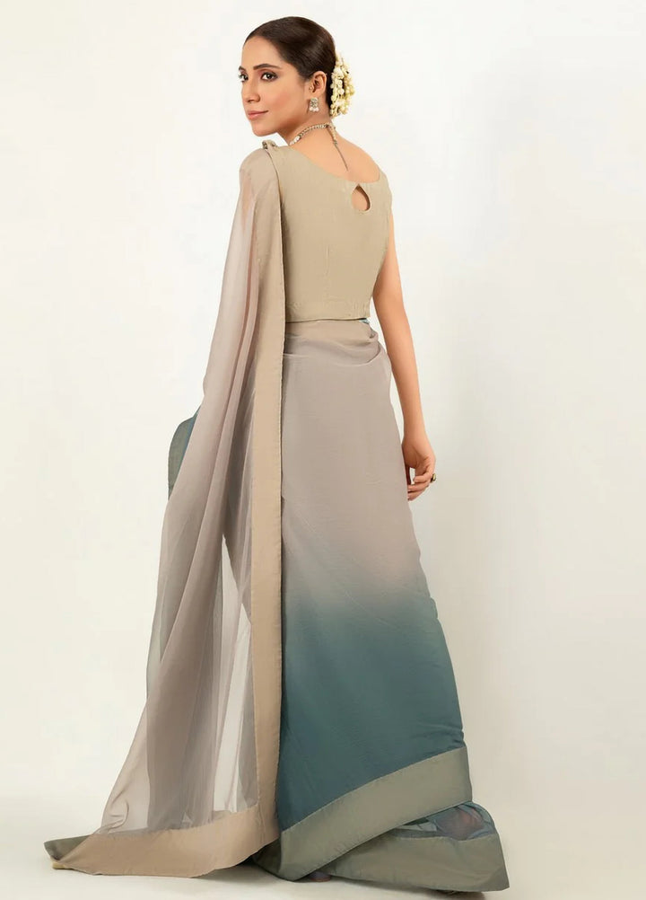 Imran Aftab RTW Printed Chiffon 3 Piece Suit IASC 02 - Festive Collection