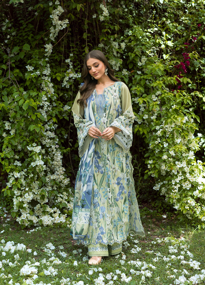 Bridgerton by Elaf Unstitched Printed Lawn 3 Piece Suit EL26ULB EPB-2A - Summer Collection