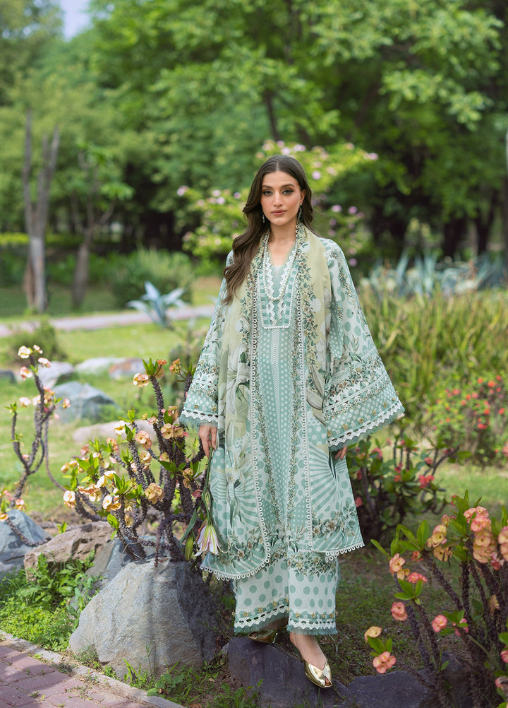 Bridgerton by Elaf Unstitched Printed Lawn 3 Piece Suit EL26ULB EPB-5B - Summer Collection