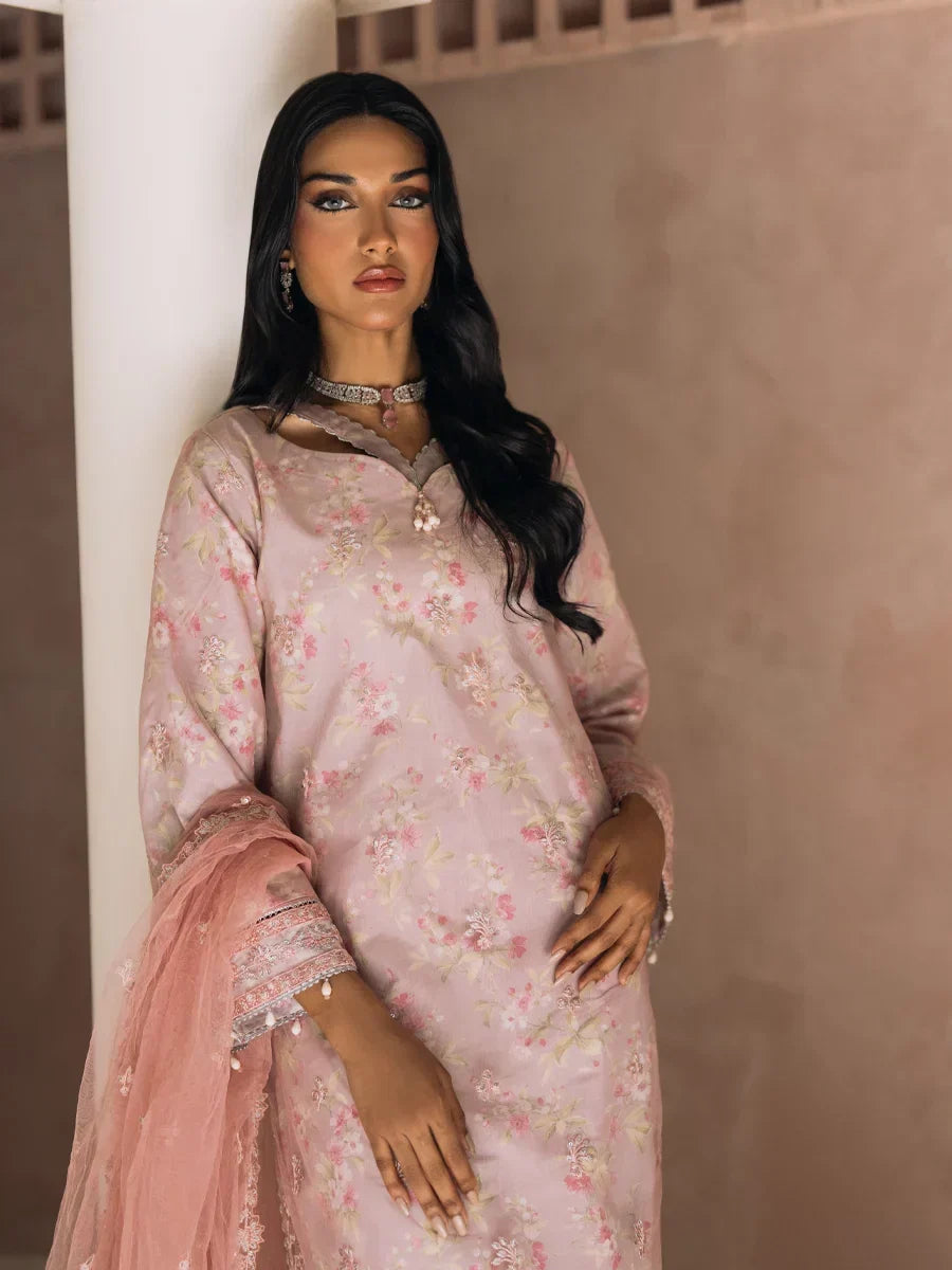 Salitex Unstitched Embroidered Chiffon 3 Piece Suit SUNS8CH522 Festive Collection