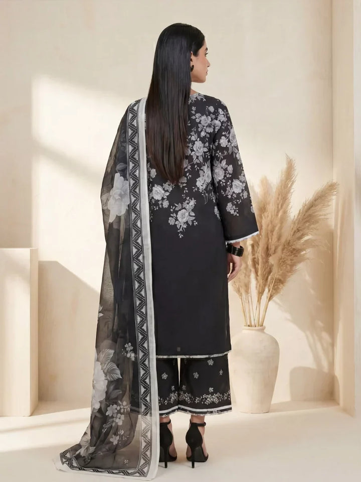 Salitex Unstitched Printed Lawn Silk 3 Piece Suit SUNS7ASI417 Casual Collection