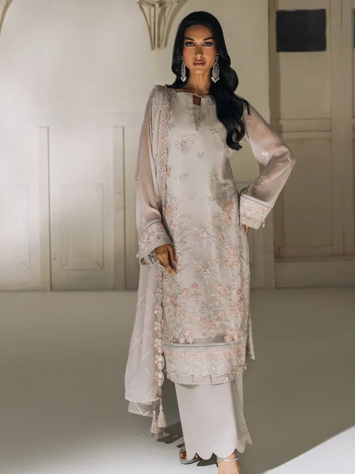 Salitex Unstitched Embroidered Chiffon 3 Piece Suit SUNS8CH519 Festive Collection