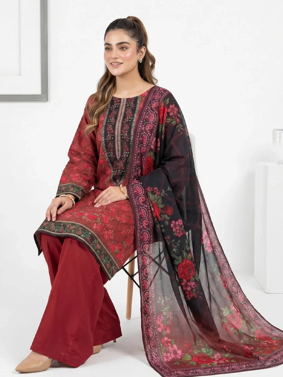Salitex Unstitched Printed Lawn 3 Piece Suit SSW6U3P427 Summer Collection