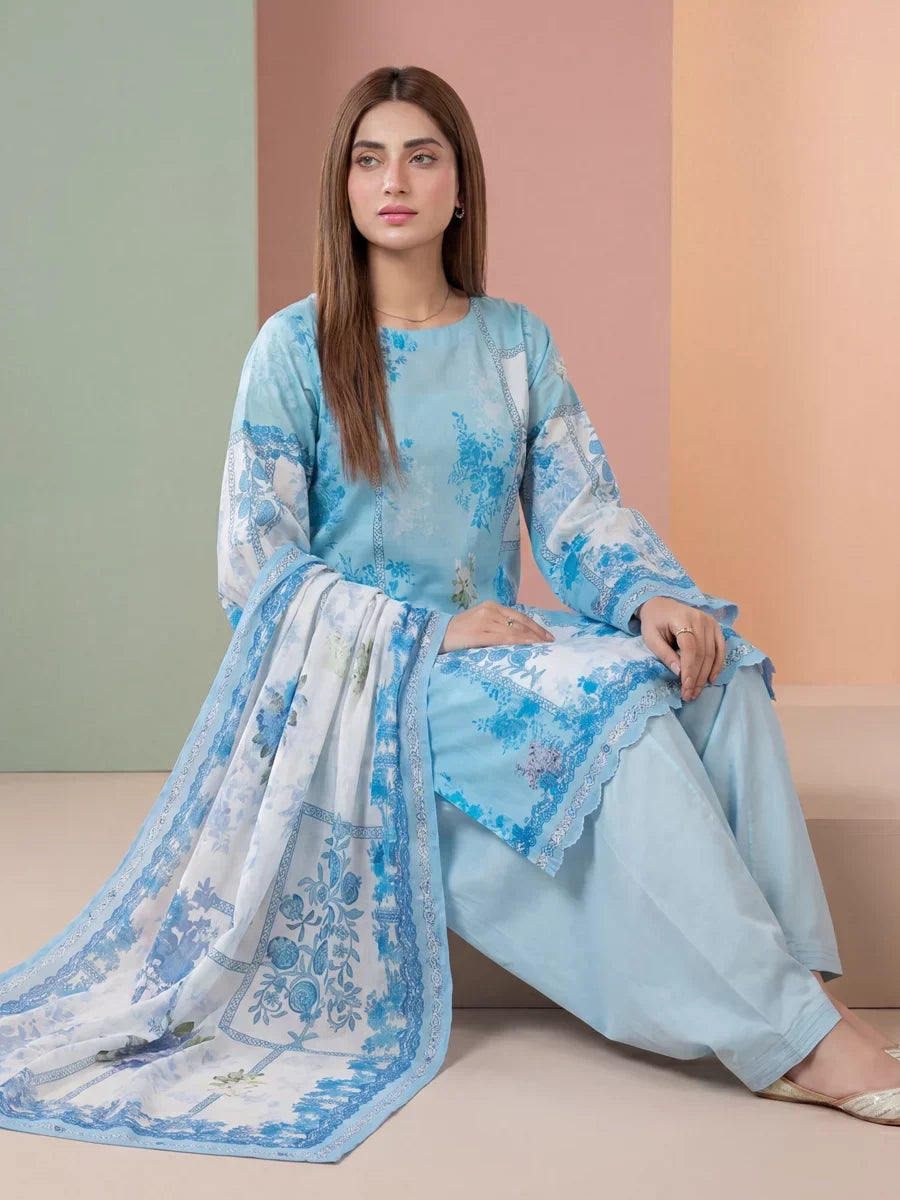 Salitex Women Unstitched Printed Lawn 3 Piece Suit SSW8U3P449 Casual Collection