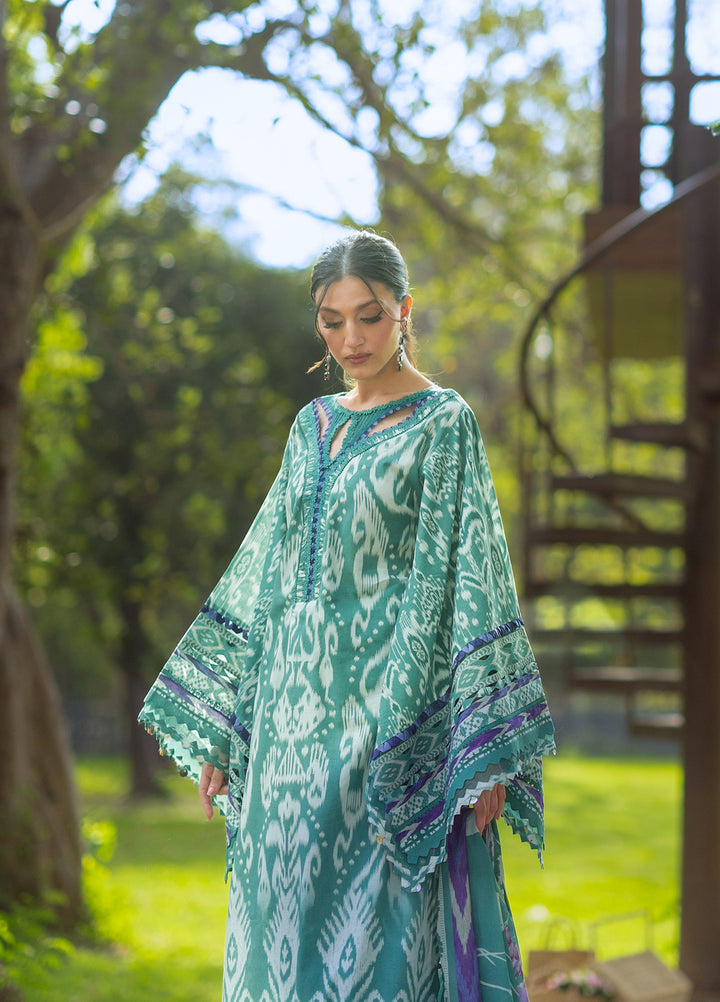 Bridgerton by Elaf Unstitched Printed Lawn 3 Piece Suit EL26ULB EPB-1A - Summer Collection