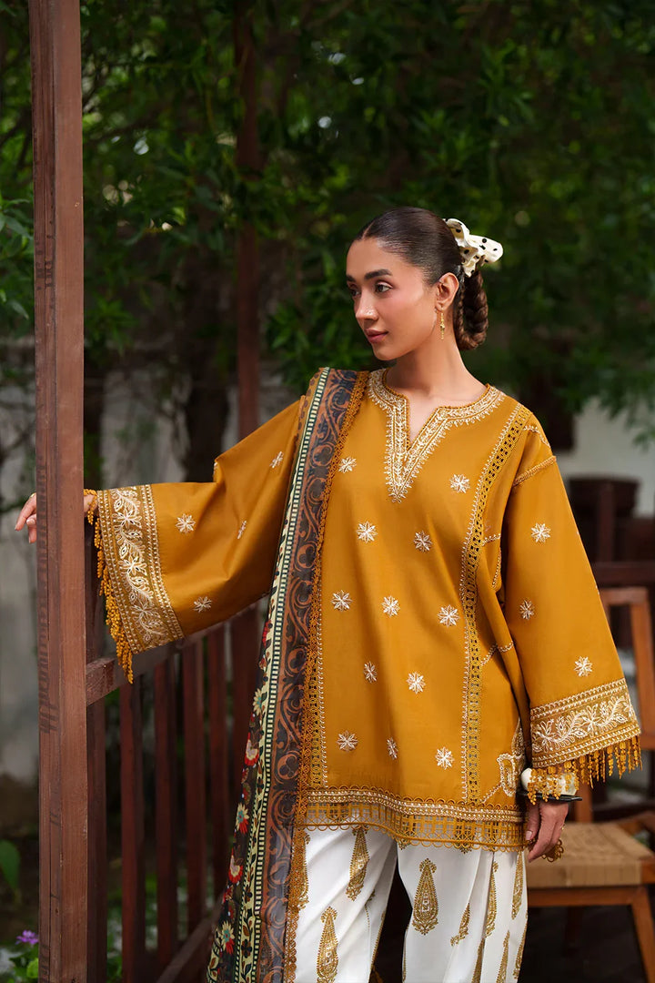 Laanem by Saira Rizwan Unstitched Embroidered Lawn 3 Piece Suit SR26ULL ZOYA-B - Summer Collection