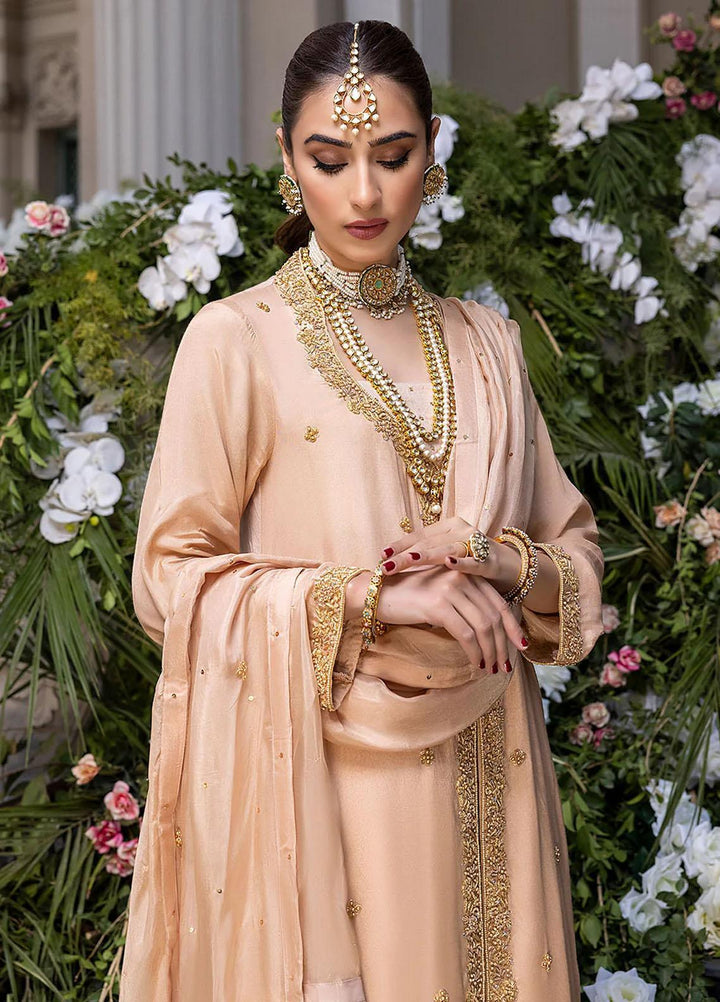 Azure Pret Embroidered Cotton Silk 3 Piece Dress Magnolia MGVG01