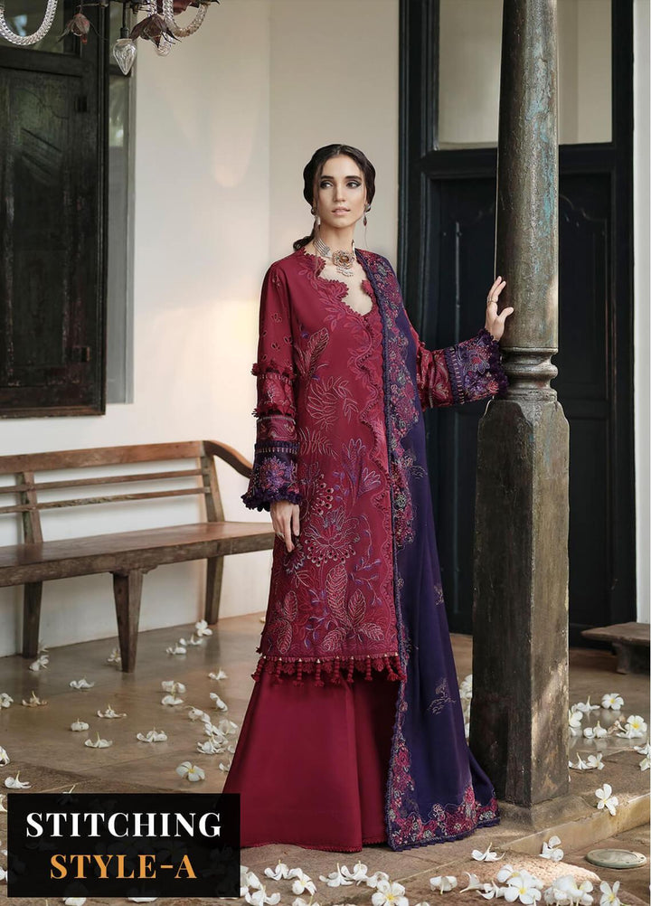 Danayah By Republic Womenswear Embroidered  Suits Unstitched 3 Piece RW22D DU-07 - Winter Collection