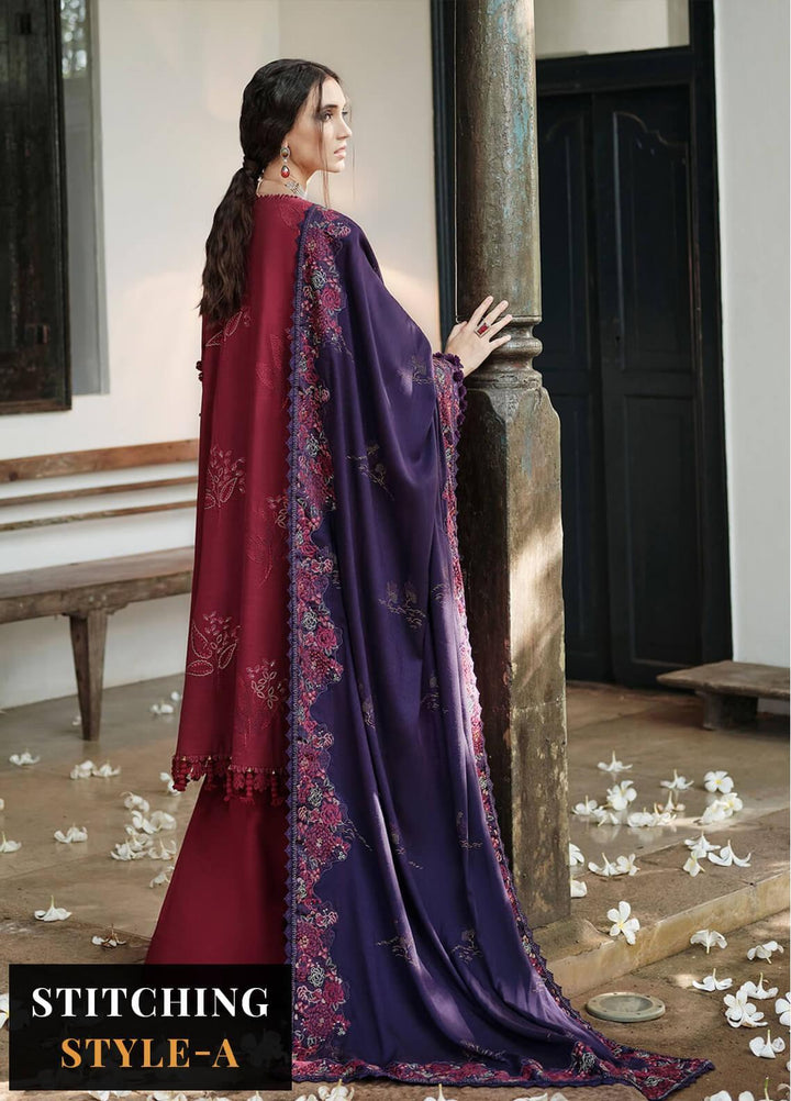 Danayah By Republic Womenswear Embroidered  Suits Unstitched 3 Piece RW22D DU-07 - Winter Collection