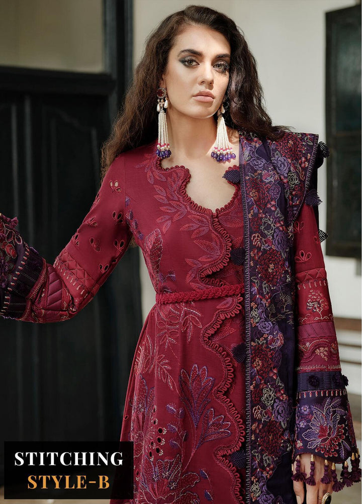Danayah By Republic Womenswear Embroidered  Suits Unstitched 3 Piece RW22D DU-07 - Winter Collection