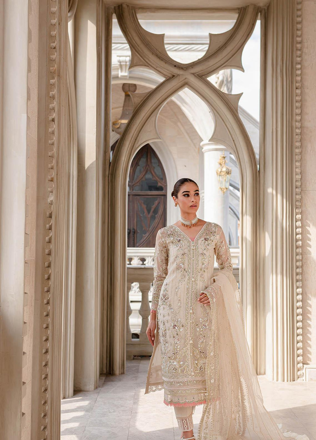 Gulaal Luxury Embroidered Organza 3 Piece Dress GL22LP-1 06 Yaram