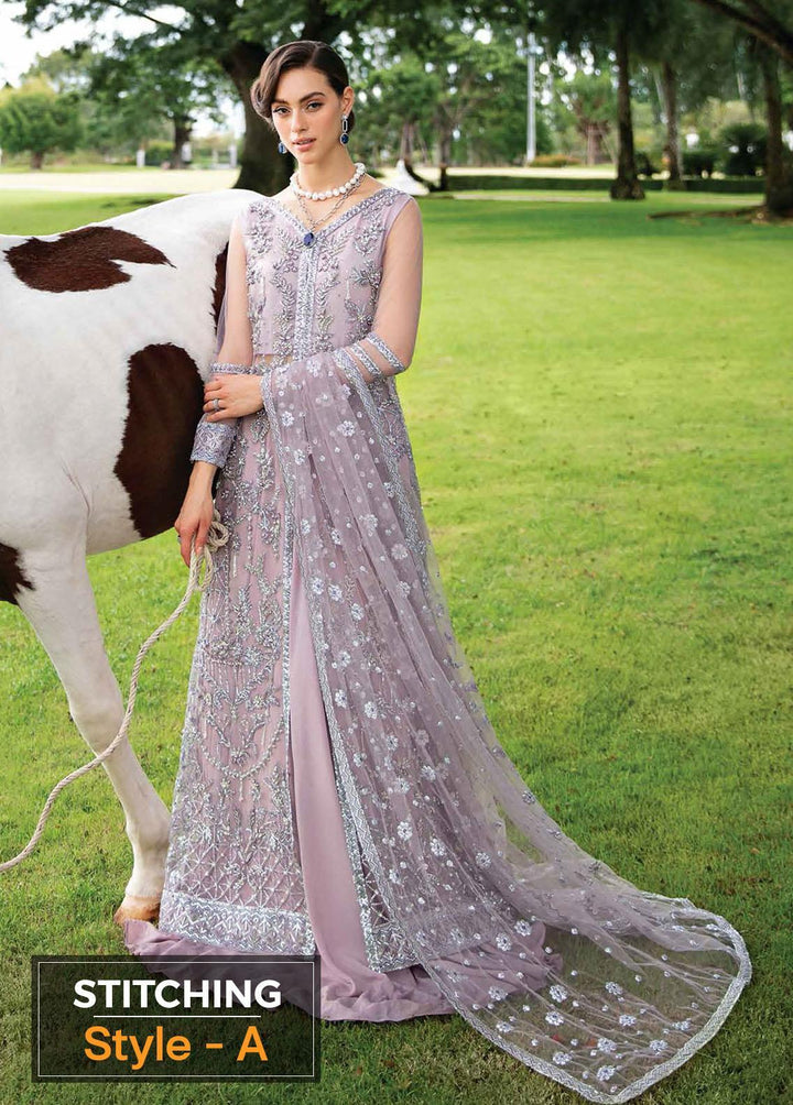 Serendipity by Mushq Embroidered Net Suits Unstitched 4 Piece MQ22S TDL22-03 Claire - Luxury Wedding Collection