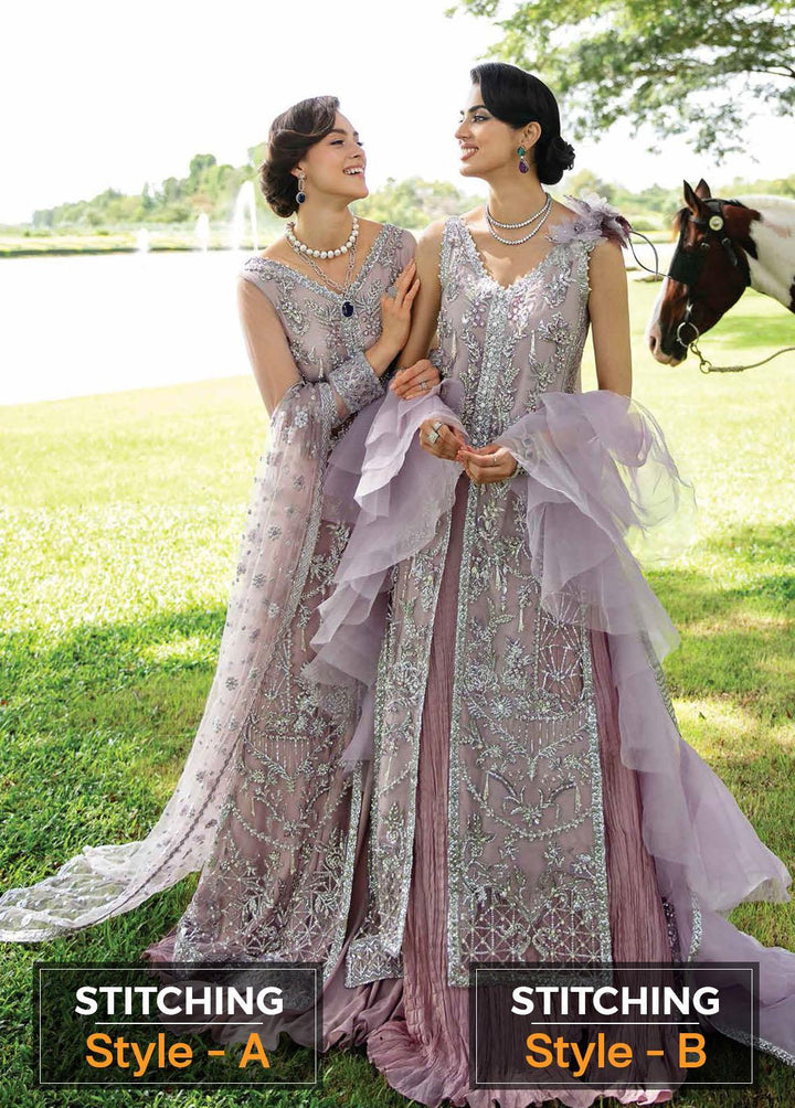 Serendipity by Mushq Embroidered Net Suits Unstitched 4 Piece MQ22S TDL22-03 Claire - Luxury Wedding Collection