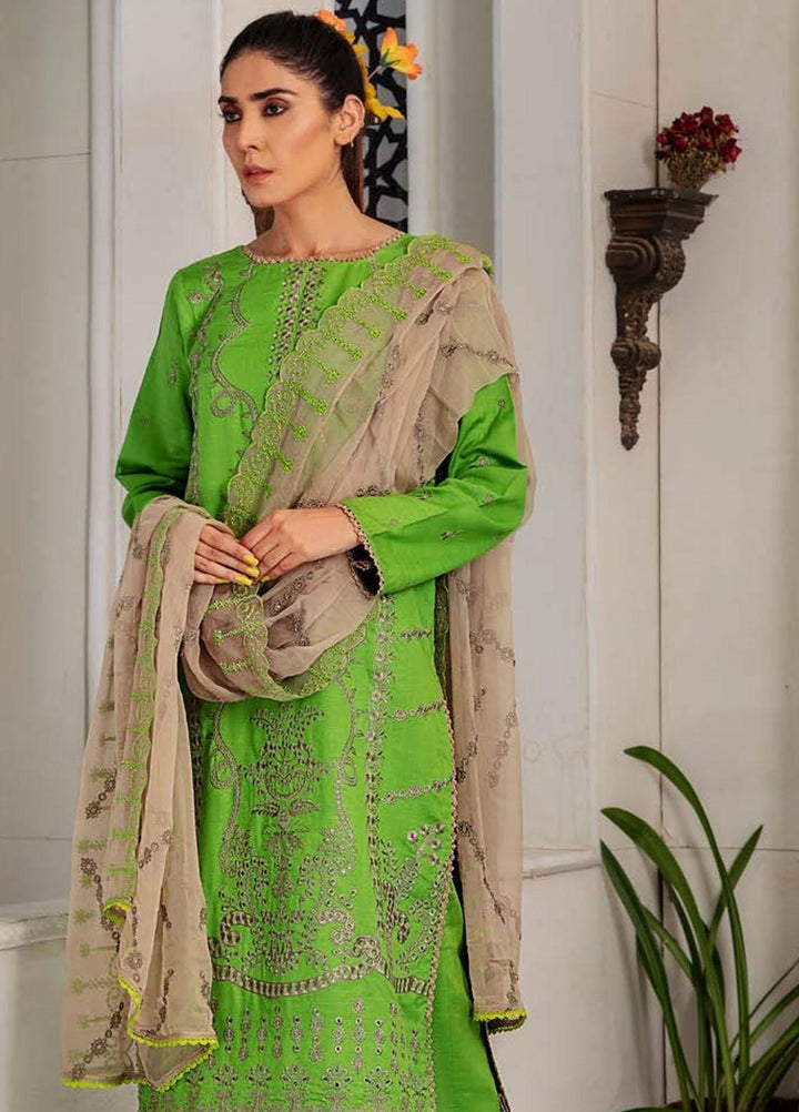 Noir By Humdum Embroidered Linen Suits Unstitched 3 Piece HD22N D-08 - Winter Collection