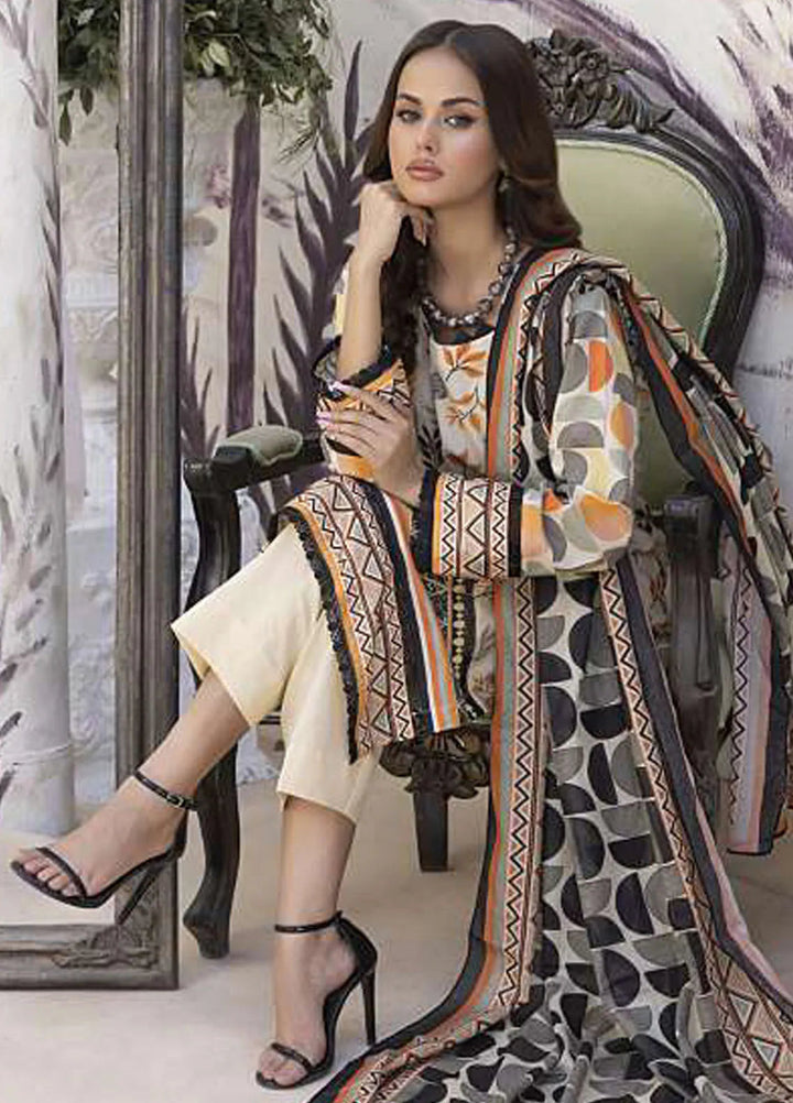 Sasha by Al Dawood Textiles Printed Lawn Suits Unstitched 3 Piece ADT24S AD-03 - Summer Collection