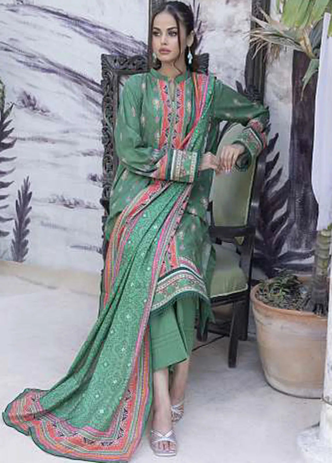 Sasha by Al Dawood Textiles Printed Lawn Suits Unstitched 3 Piece ADT24S AD-07 - Summer Collection