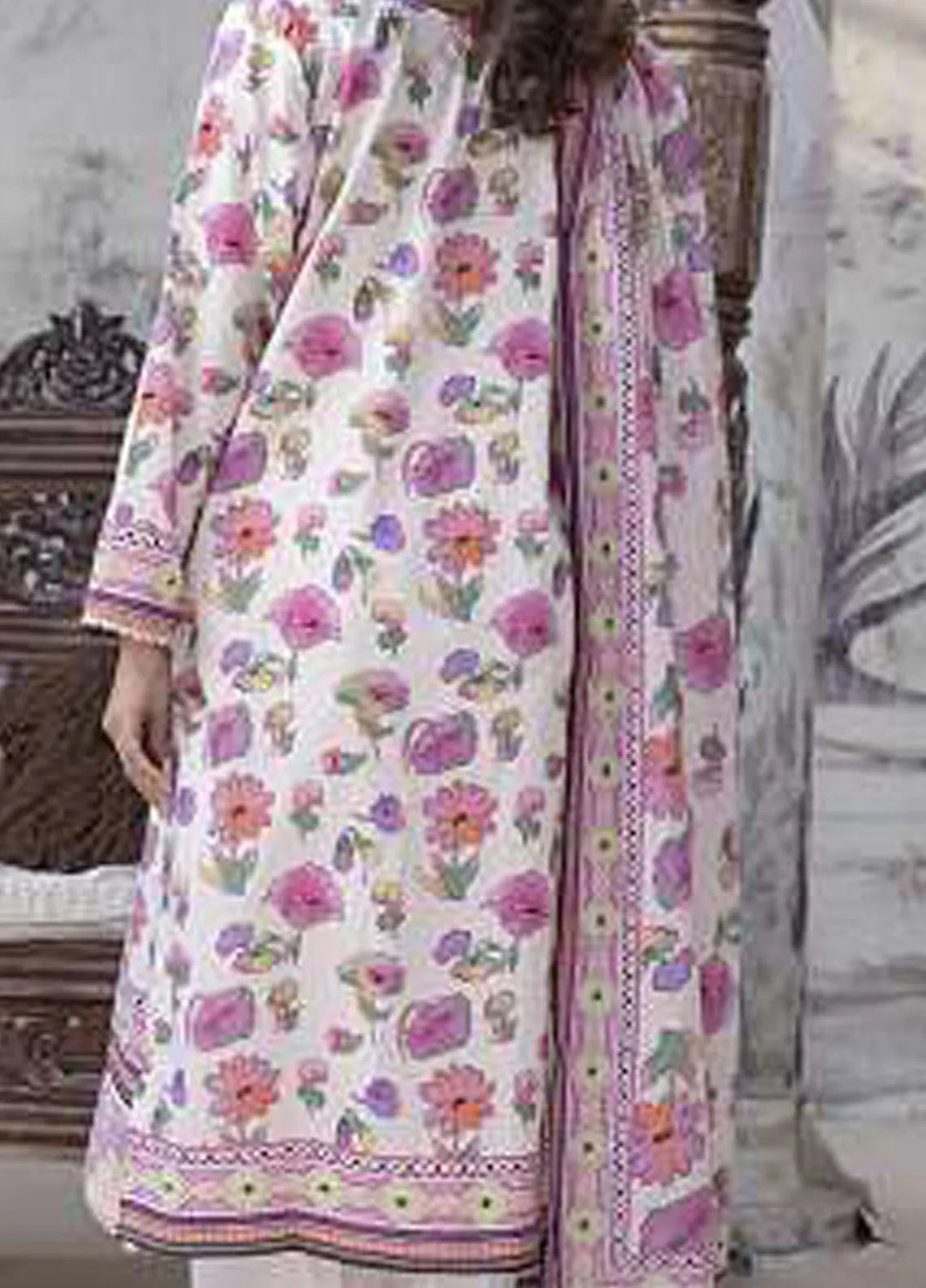 Sasha by Al Dawood Textiles Printed Lawn Suits Unstitched 3 Piece ADT24S AD-09 - Summer Collection
