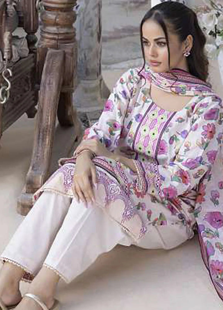 Sasha by Al Dawood Textiles Printed Lawn Suits Unstitched 3 Piece ADT24S AD-09 - Summer Collection