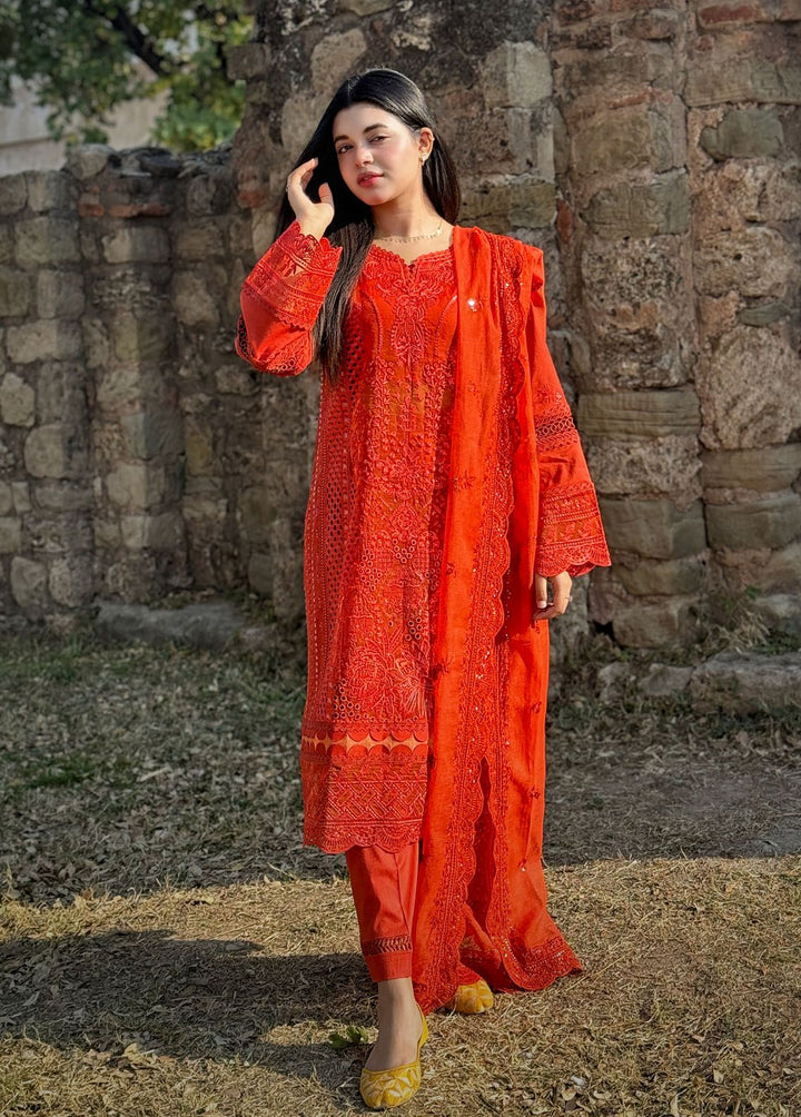 Mahrukh by Mahnur Embroidered Lawn Suits Unstitched 3 Piece MN24MK D2-A Iris - Summer Collection