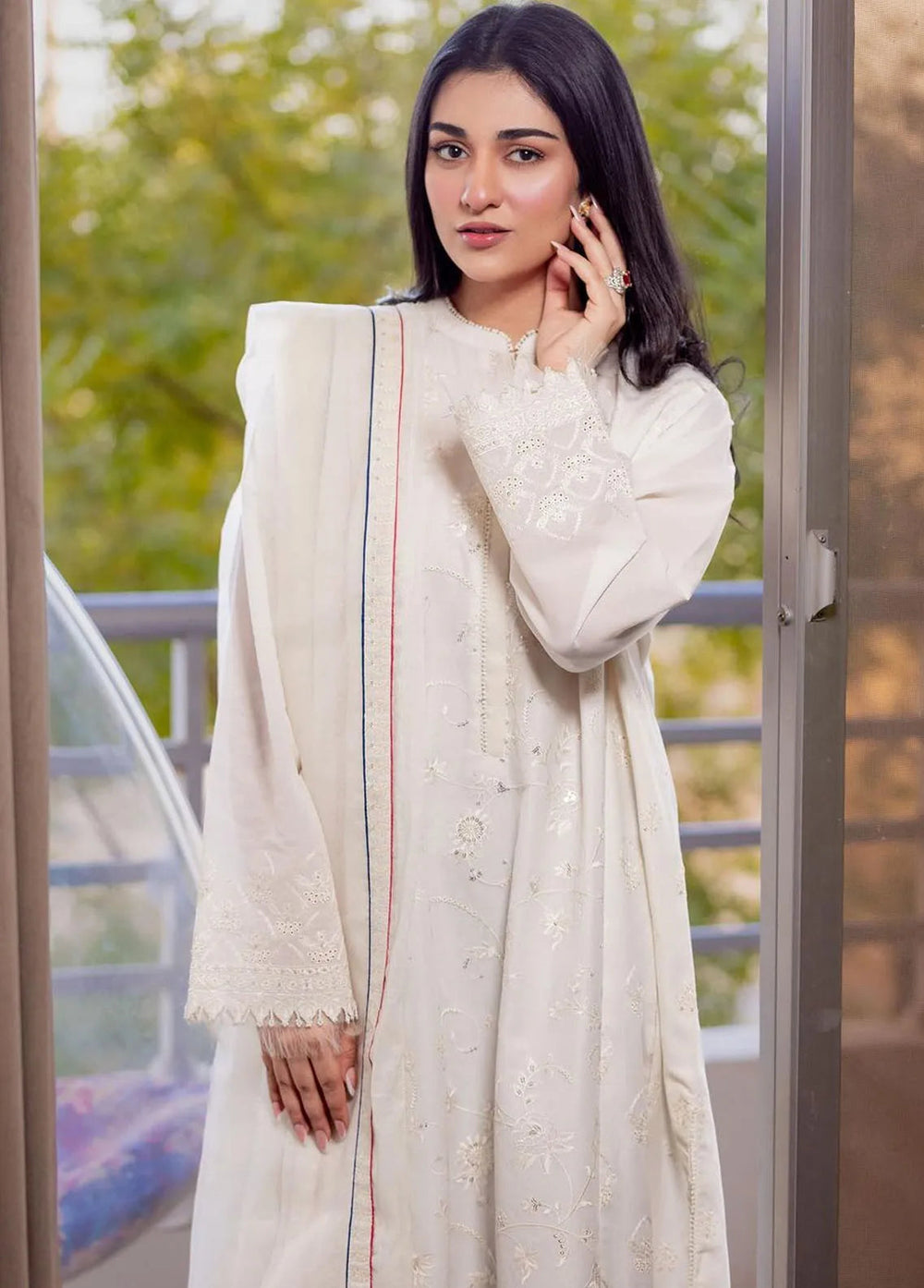 Zara Shahjahan Embroidered Lawn Suits Unstitched 3 Piece ZS24SS D-12B Deena - Summer Collection